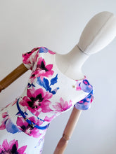 Load image into Gallery viewer, Darling white spring floral Dresses Bloombellamoda 