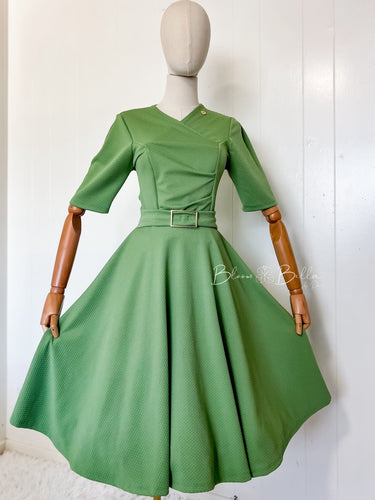 Dashing midi SMALL TO LARGE (light green) Bloombellamoda 
