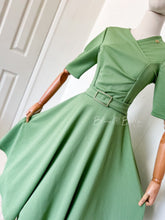Load image into Gallery viewer, Dashing midi SMALL TO LARGE (light green) Bloombellamoda 