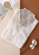 Load image into Gallery viewer, Floral mesh lace long sleeve-4 COLORS Bloombellamoda 