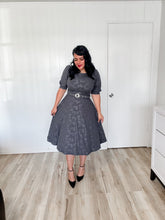 Load image into Gallery viewer, Gina midi dress Dark Gray Bloombellamoda 