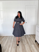 Load image into Gallery viewer, Gina midi dress Dark Gray Bloombellamoda 
