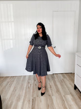 Load image into Gallery viewer, Gina midi dress Dark Gray Bloombellamoda 