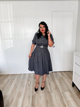 Load image into Gallery viewer, Gina midi dress Dark Gray Bloombellamoda 