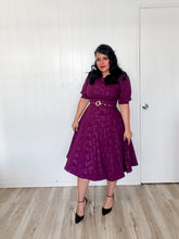 Load image into Gallery viewer, Gina midi dress Magenta SM/MD Bloombellamoda 