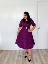 Load image into Gallery viewer, Gina midi dress Magenta SM/MD Bloombellamoda 