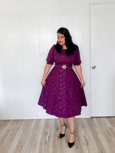 Load image into Gallery viewer, Gina midi dress Magenta SM/MD Bloombellamoda 