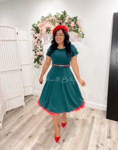 Kasy Midi GREEN Bloombellamoda 