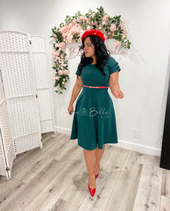 Kasy Midi GREEN Bloombellamoda 