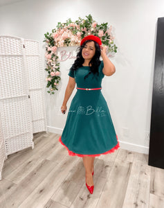 Kasy Midi GREEN Bloombellamoda 