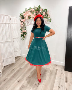 Kasy Midi GREEN Bloombellamoda 