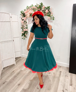 Kasy Midi GREEN Bloombellamoda 