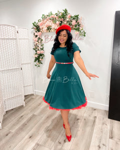 Kasy Midi GREEN Bloombellamoda 