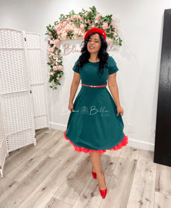 Kasy Midi GREEN Bloombellamoda 