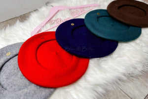 Le amore beret (19 colors) Accessories Bloombellamoda 