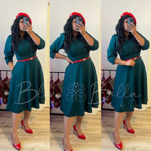 Load image into Gallery viewer, Luz midi dress SMALL TO XL Bloombellamoda 