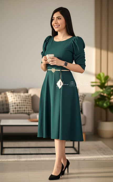 Luz midi dress SMALL TO XL Bloombellamoda 