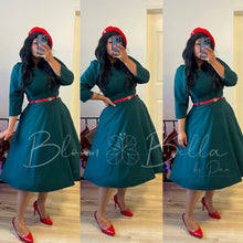 Load image into Gallery viewer, Luz midi dress SMALL TO XL Bloombellamoda 