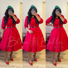 Load image into Gallery viewer, Luz midi dress SMALL TO XL Bloombellamoda 