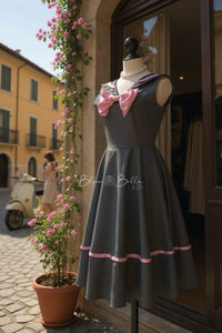 Nautical midi dress Bloombellamoda 