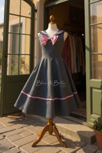 Cargar imagen en el visor de la galería, Nautical midi dress Bloombellamoda 
