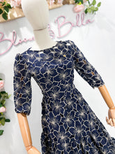 Load image into Gallery viewer, Noche buena NAVY BLUE Bloombellamoda 