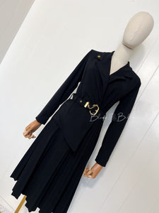 Polished midi BLACK SMALL TO LARGE Bloombellamoda 