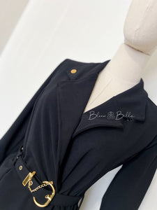 Polished midi BLACK SMALL TO LARGE Bloombellamoda 