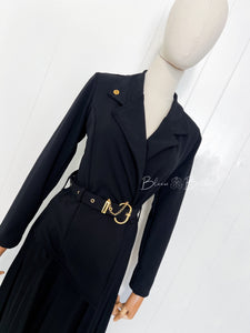 Polished midi BLACK SMALL TO LARGE Bloombellamoda 