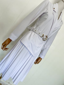 Polished midi WHITE SMALL TO LARGE Bloombellamoda 