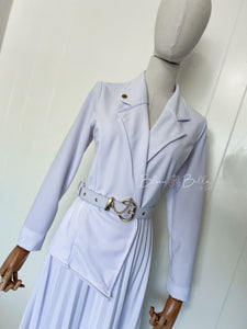 Polished midi WHITE SMALL TO LARGE Bloombellamoda 