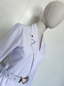 Polished midi WHITE SMALL TO LARGE Bloombellamoda 