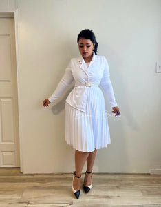 Polished midi WHITE SMALL TO LARGE Bloombellamoda 