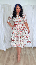 Load image into Gallery viewer, Princess Dress Metallic Floral Colors Bloombellamoda 