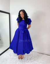 Load image into Gallery viewer, Princess Dress NAVY BLUE Bloombellamoda 