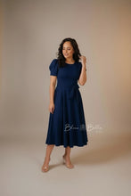 Load image into Gallery viewer, Princess Dress NAVY BLUE Bloombellamoda 