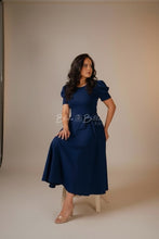 Load image into Gallery viewer, Princess Dress NAVY BLUE Bloombellamoda 