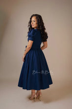 Load image into Gallery viewer, Princess Dress NAVY BLUE Bloombellamoda 