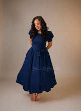 Load image into Gallery viewer, Princess Dress NAVY BLUE Bloombellamoda 