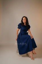 Load image into Gallery viewer, Princess Dress NAVY BLUE Bloombellamoda 