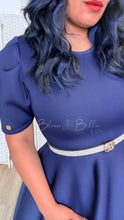 Load image into Gallery viewer, Princess Dress NAVY BLUE Bloombellamoda 