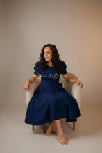 Load image into Gallery viewer, Princess Dress NAVY BLUE Bloombellamoda 
