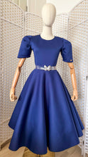 Load image into Gallery viewer, Princess Dress NAVY BLUE Bloombellamoda 