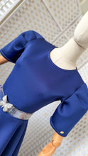 Load image into Gallery viewer, Princess Dress NAVY BLUE Bloombellamoda 