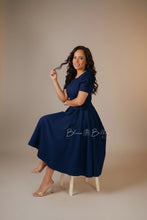 Load image into Gallery viewer, Princess Dress NAVY BLUE Bloombellamoda 