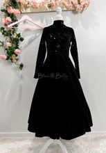 Cargar imagen en el visor de la galería, Royal sequin dress GOLD/GOLDROSE/BLACK Bloombellamoda 