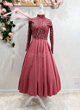 Cargar imagen en el visor de la galería, Royal sequin dress GOLD/GOLDROSE/BLACK Bloombellamoda 