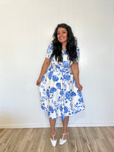 Load image into Gallery viewer, Textured front zipper midi MEDIUM Bloombellamoda 