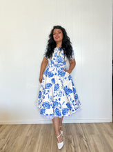 Load image into Gallery viewer, Textured front zipper midi MEDIUM Bloombellamoda 
