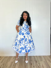 Load image into Gallery viewer, Textured front zipper midi MEDIUM Bloombellamoda 
